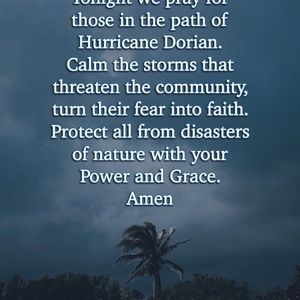 We are getting ready for Hurricane Dorian!